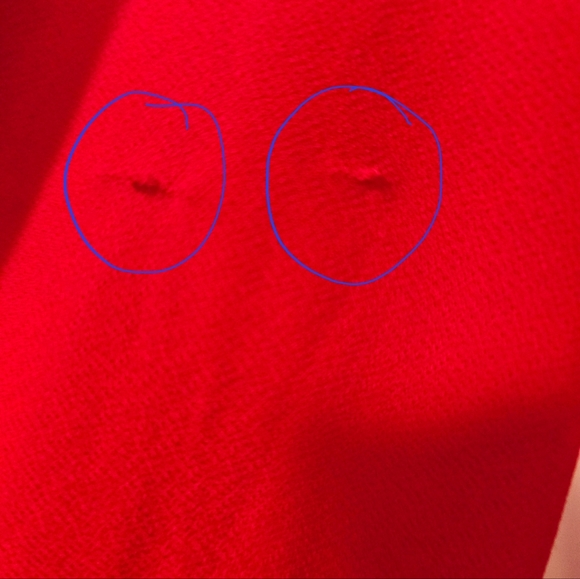 INC Red Rhinestone Embellished Top XL Pre-owned - Picture 4 of 9